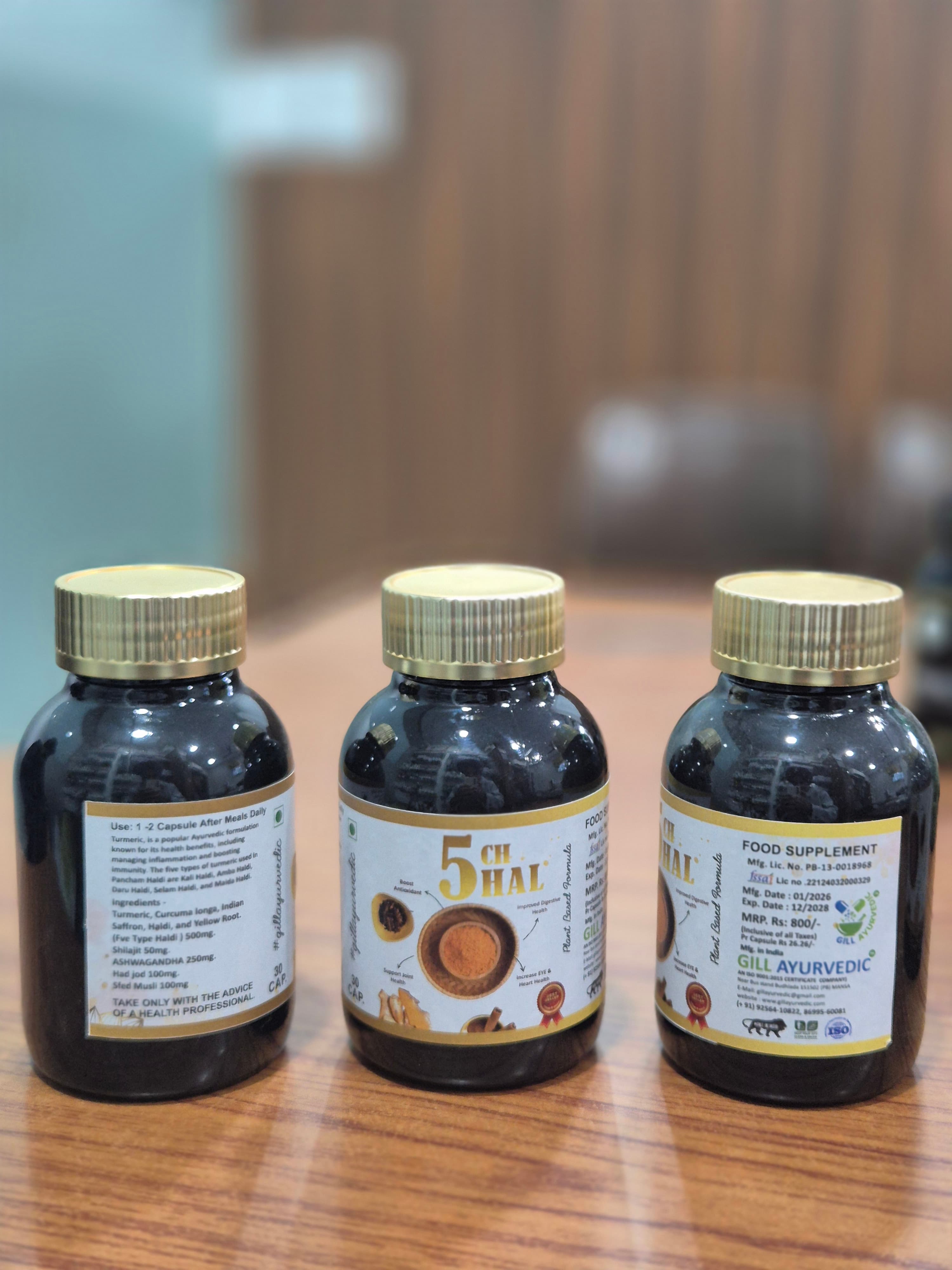 5CH HAL (Five Type Haldi Formula)